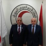 hilal مدير عام أكساد مع رئيس منظمة الهلال الأحمر العربي السوري/مباحثات