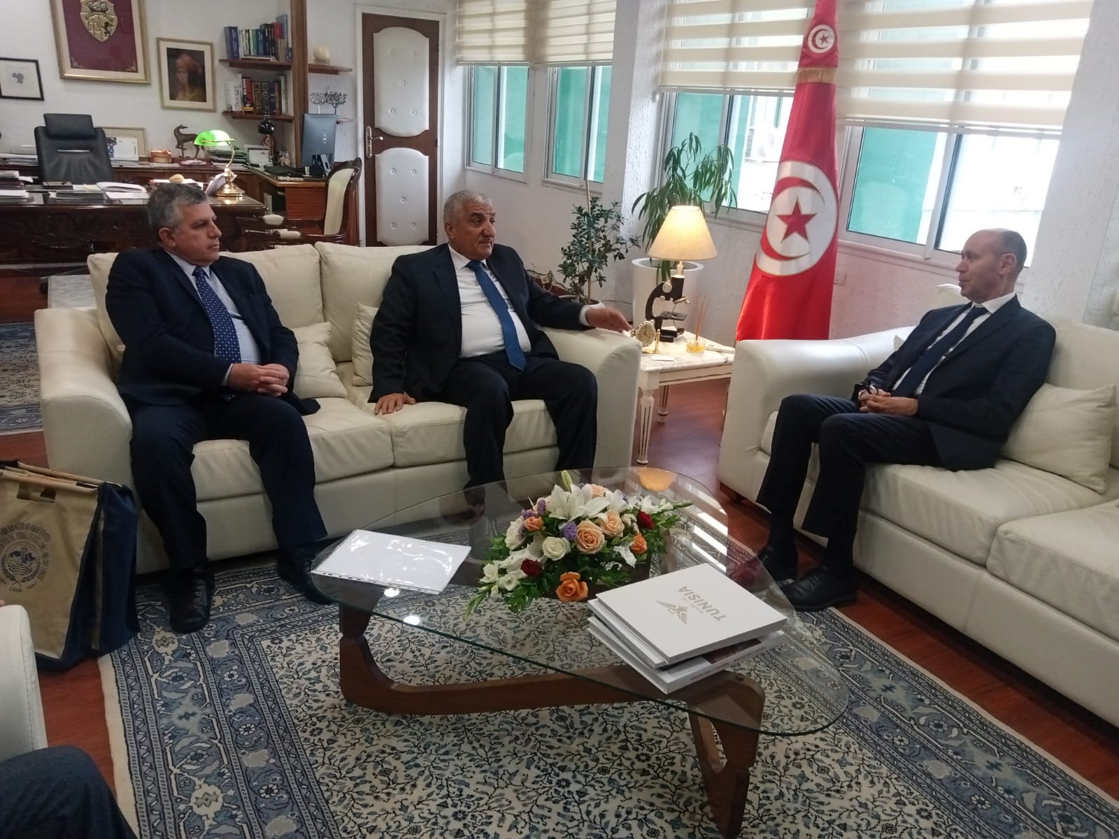 The Minister of Agriculture, Water Resources, and Fishing in Tunisia ...