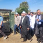4 وزير الزراعة السوري ومحافظ محافظة درعا يزوران محطة ازرع البحثية التابعة لمنظمة أكساد